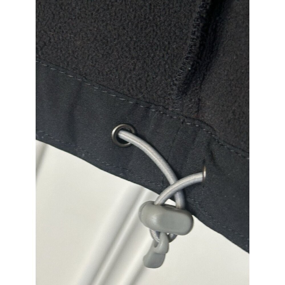 Eddie Bauer W's Size M Black Fleece Lined Softshell Full Zip Jacket Zip Pockets - Picture 12 of 16